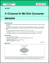Click here to download MB40988 Datasheet