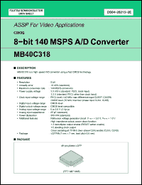 Click here to download MB40C318 Datasheet