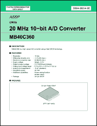 Click here to download MB40C360 Datasheet