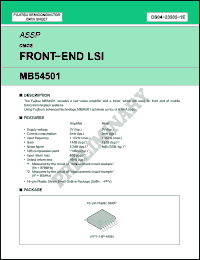 Click here to download MB54501 Datasheet
