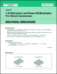 Click here to download MB54608L Datasheet