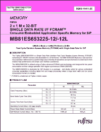 Click here to download MB81ES653225 Datasheet
