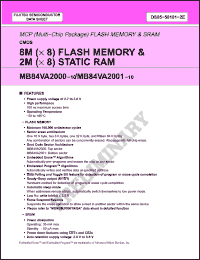 Click here to download MB84VA2000 Datasheet