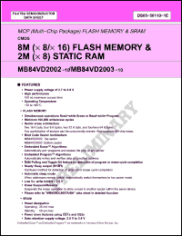 Click here to download MB84VD2003 Datasheet