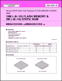 Click here to download MB84VD21083-85-PBS Datasheet