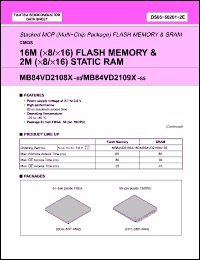 Click here to download MB84VD21081 Datasheet