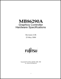 Click here to download MB86290A Datasheet
