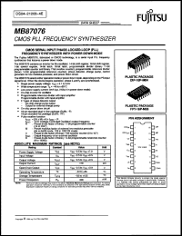Click here to download MB87076 Datasheet