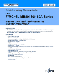 Click here to download MB89165 Datasheet