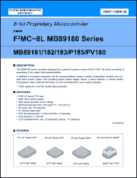 Click here to download MB89P185 Datasheet