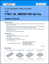 Click here to download MB89613R Datasheet