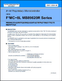 Click here to download MB89625R Datasheet