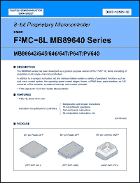 Click here to download MB89643 Datasheet