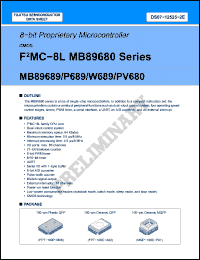 Click here to download MB89W689 Datasheet