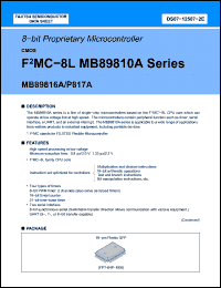 Click here to download MB89817A Datasheet