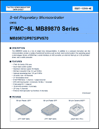 Click here to download MB89P875 Datasheet