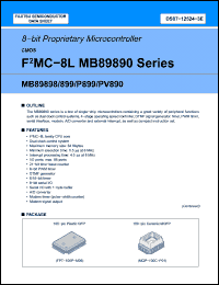 Click here to download MB89PV890 Datasheet