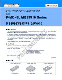 Click here to download MB89P915 Datasheet