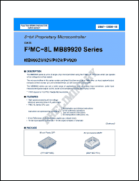 Click here to download MB89923 Datasheet