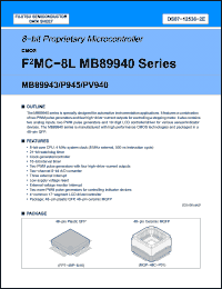Click here to download MB89P945 Datasheet