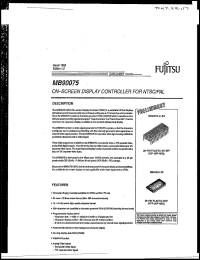 Click here to download MB90075-PF Datasheet