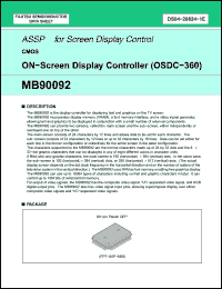 Click here to download MB90092 Datasheet