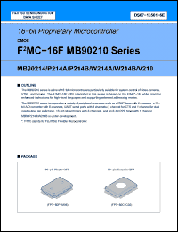 Click here to download MB90P214A Datasheet
