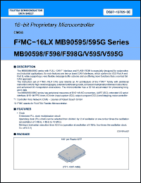 Click here to download MB90598 Datasheet