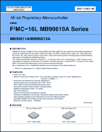 Click here to download MB90613A Datasheet