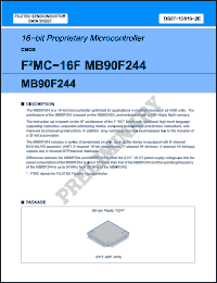 Click here to download MB90F244 Datasheet