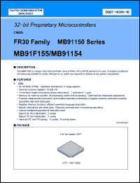 Click here to download MB91F155 Datasheet