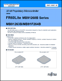 Click here to download MB91260 Datasheet