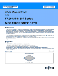 Click here to download MB91V307RCR Datasheet