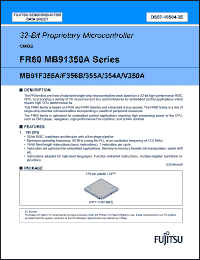 Click here to download MB91350 Datasheet