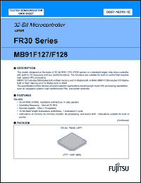 Click here to download MB91F127PFV Datasheet