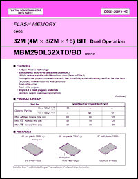 Click here to download MBM29DL322TD-80 Datasheet