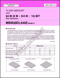Click here to download MBM29DL640E12 Datasheet