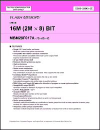Click here to download MBM29F017A-90PNS Datasheet