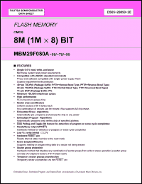 Click here to download MBM29F080A-55 Datasheet