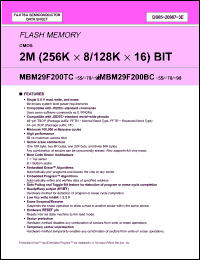 Click here to download MBM29F200TC Datasheet