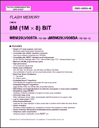 Click here to download MBM29LV008TA-70 Datasheet