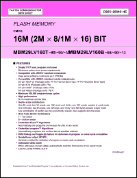 Click here to download MBM29LV160B-90PFTN Datasheet