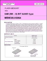 Click here to download MBM30LV0064 Datasheet