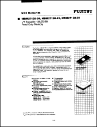 Click here to download MBM27128-25Z-X Datasheet