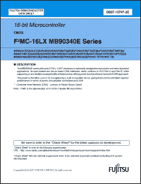 Click here to download MB90F346CEPF Datasheet