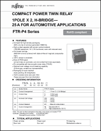 Click here to download FTR-P4CN009W1-01 Datasheet
