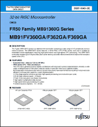 Click here to download MB91F369GAPQS1 Datasheet