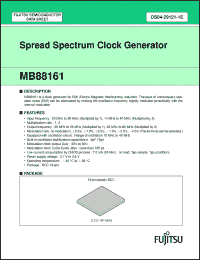 Click here to download MB88161PVB-G-ERE1 Datasheet