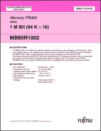 Click here to download MB85R1002PFTN-GE1 Datasheet