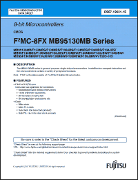 Click here to download MB95F133MBS Datasheet